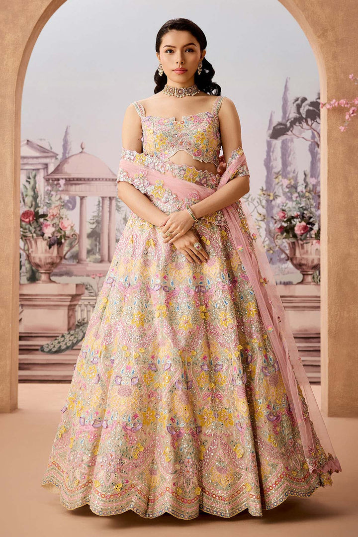 Snowy Jasmine Lehenga