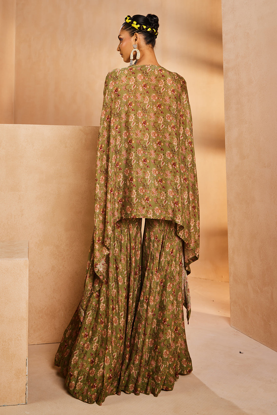 Olive Kaftan Sharara