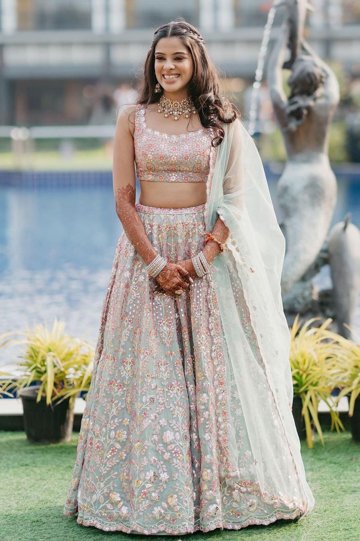 Chikankari Lehenga is a breath of fresh air this summer wedding season! |  Bridal Wear | Wedding Blog