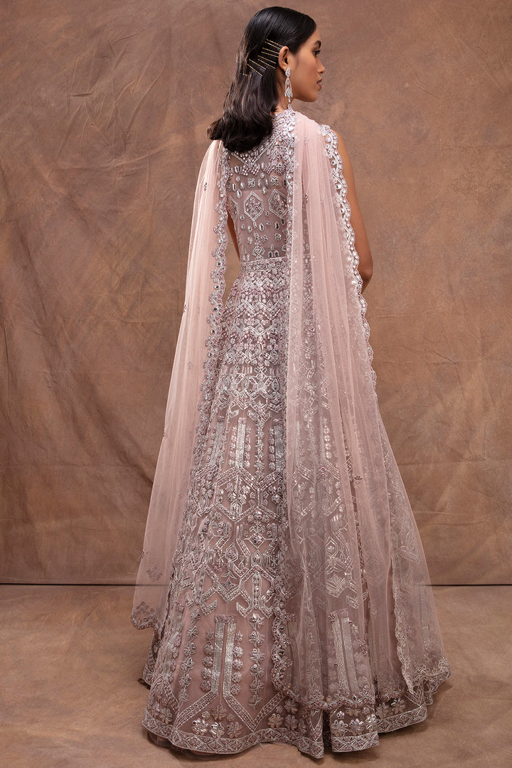 Mauve Mirror Lehenga Set