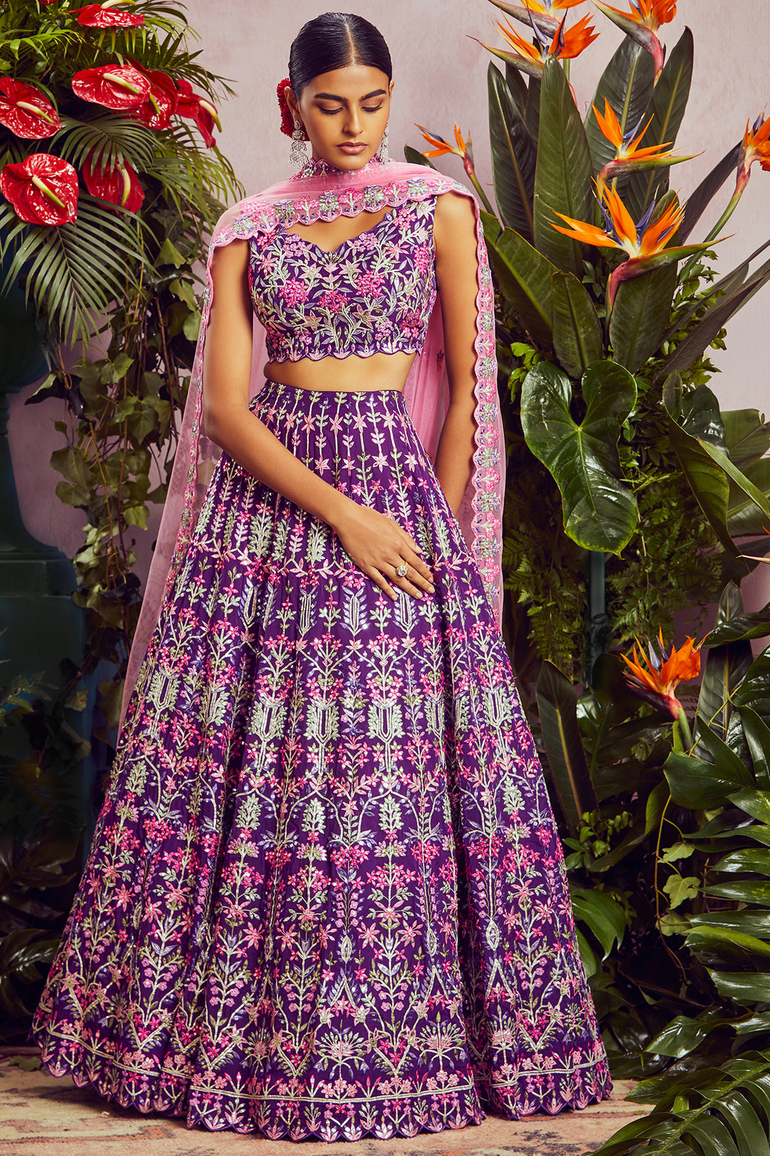 Shop Embroidered Bridal Lehenga Online – Page 4 – Aneesh Agarwaal