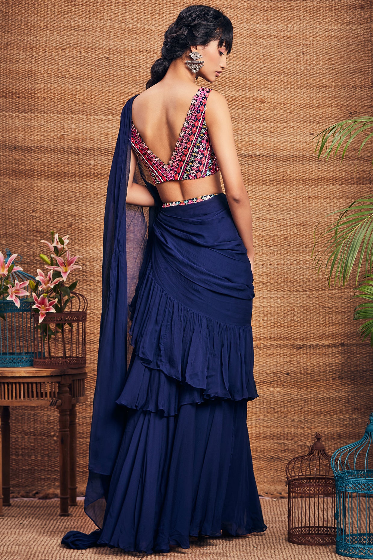 Georgette Designer Lehenga Saree, Party Wear at Rs 1499 in Surat | ID:  2853075693055