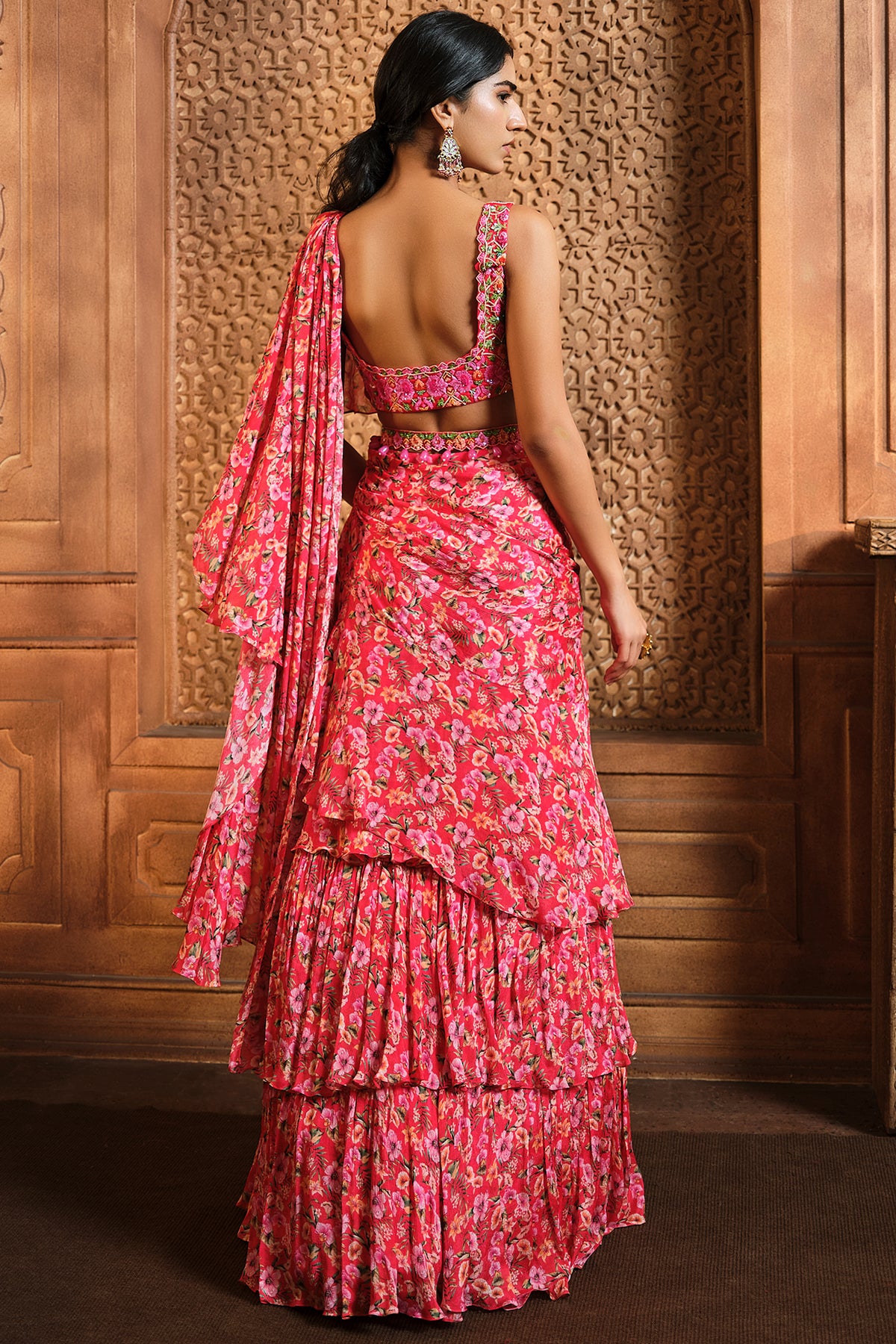 Designer Light Pink Lehenga Choli at Rs.4899/Piece in chhattarpur offer by  Pehnaava